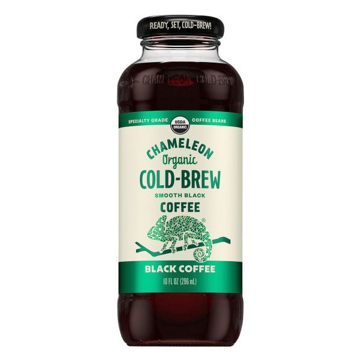 CHAMELEON COLDBREW Organic Smooth Black Coffee 10 fl. oz. Bottle 10 fl oz.