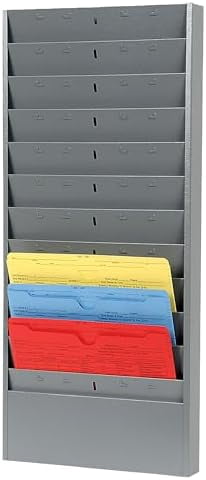 CHAMP Repair Order Rack, 12-Pocket Wall Mount Organ izer, Heavy-Duty ...