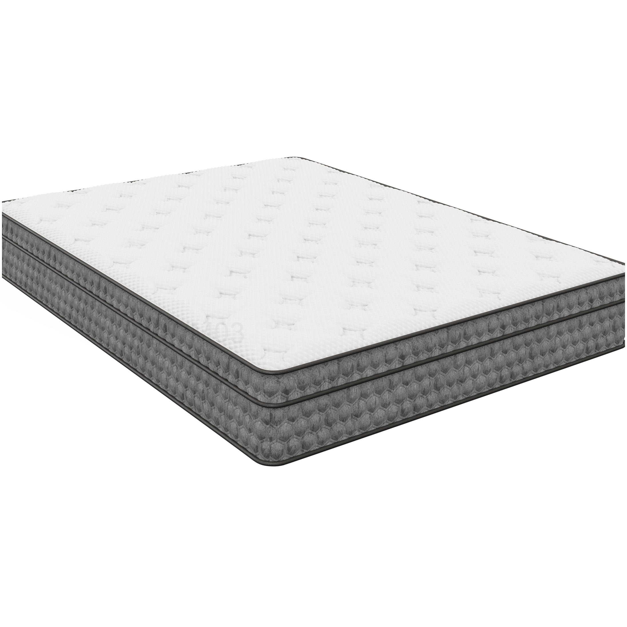 CHAMPFLAG Cooling Gel Memory Foam Queen Mattress, 11" Hybrid Medium Firm Feel with Euro Top, Motion Isolation, Edge Support, GreenGuard Gold & CertiPUR-US Certified