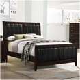 CHAMPFLAG Full Size Upholstered Bed Frame with Tufted Headboard ...