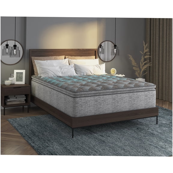 CHAMPFLAG King Size Hybrid Mattress 10 Inch, Euro Top Plush, Cooling Gel Foam, Pocket Springs, Edge Support