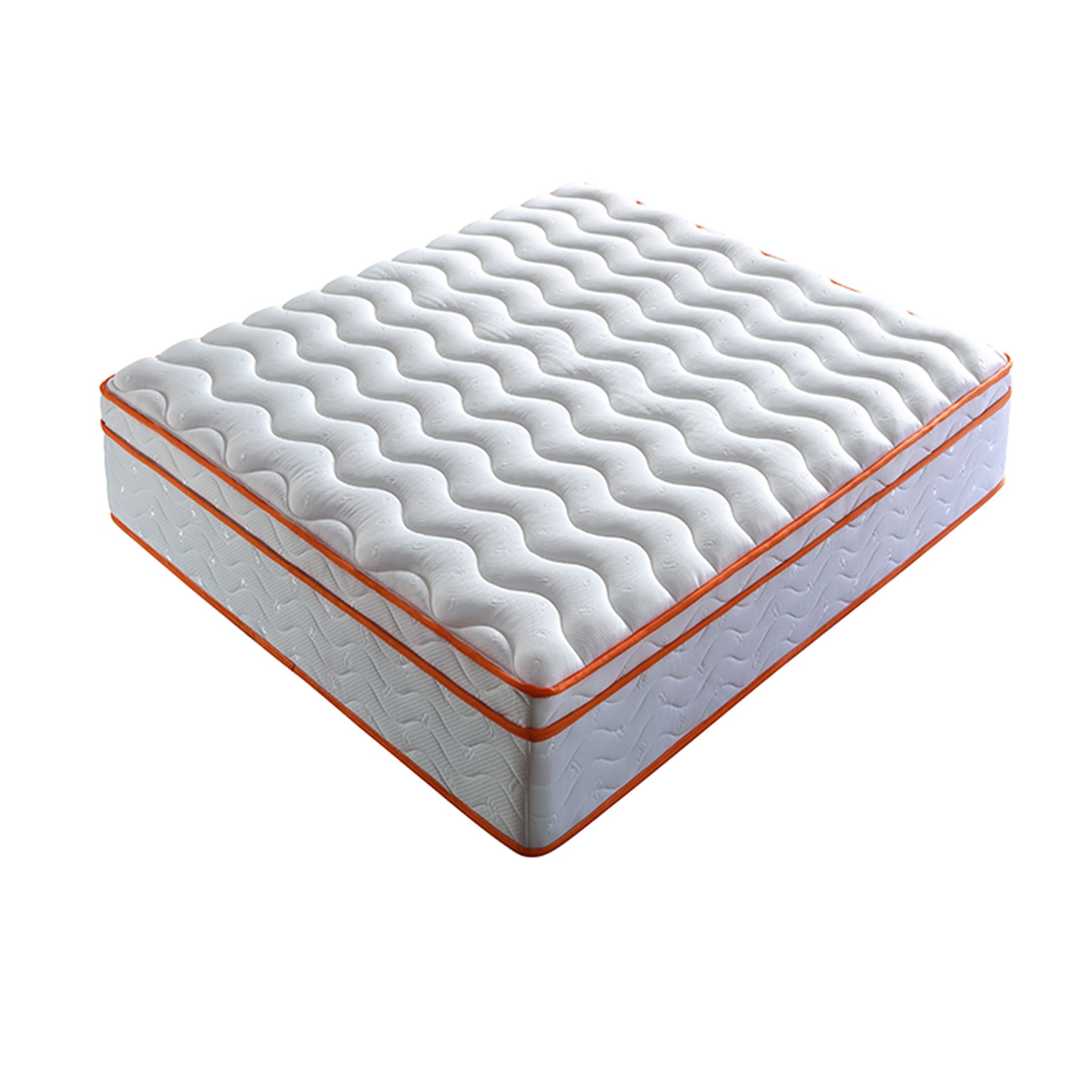 CHAMPFLAG King Size Hybrid Mattress 12 Inch with Euro Top, Medium Firm for Back Support, Cooling Gel Foam, Motion Isolation, Edge Support, CertiPUR-US, Bed in a Box