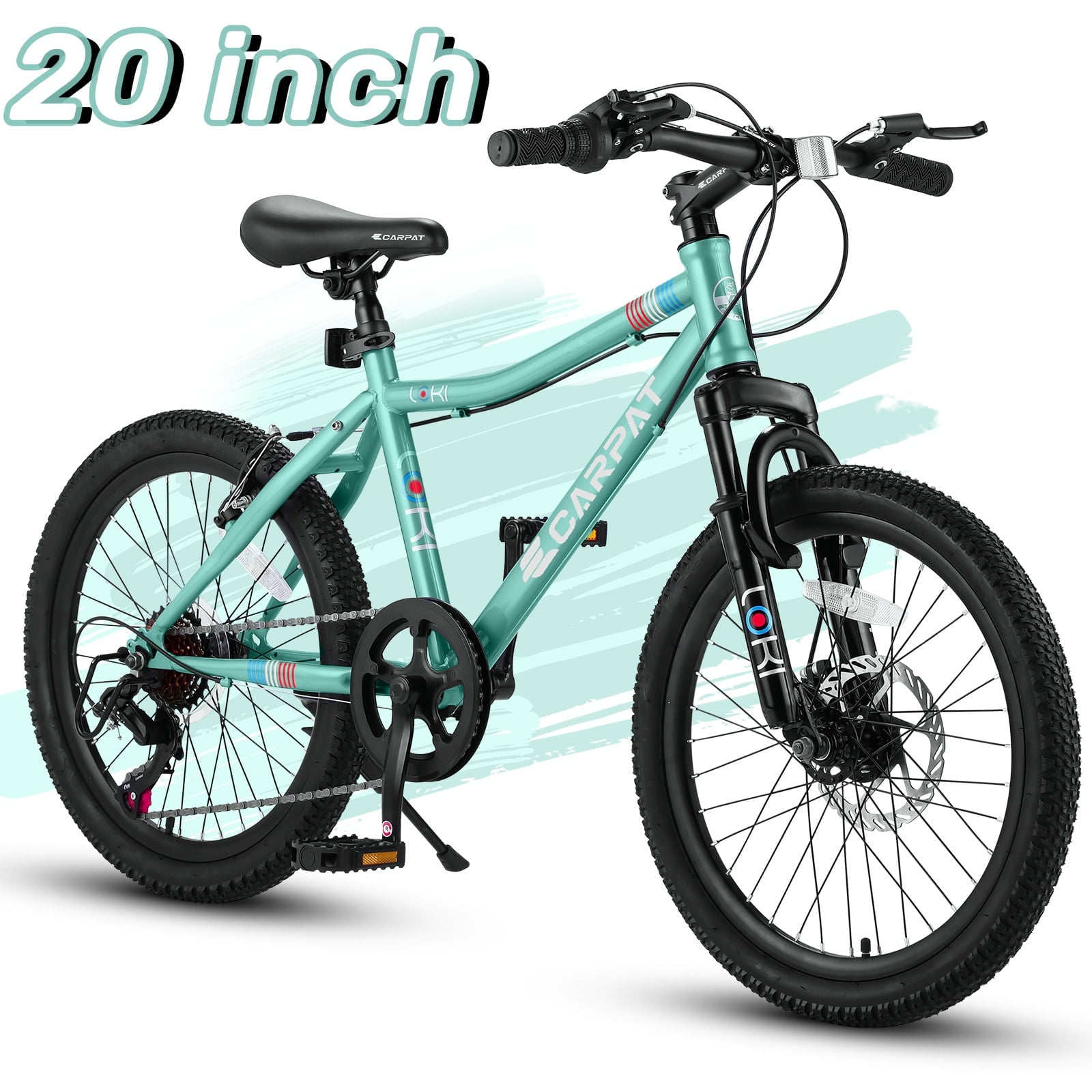 CHAMPIERRE Youth Bicycle 20 inch Preteen 7 Gears Mountain Bike for Ages 8 12 Years White Walmart