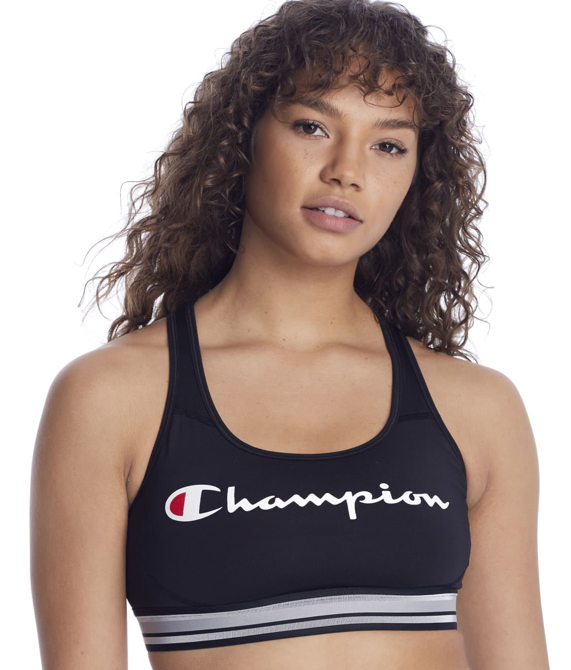 CHAMPION Black The Absolute Workout Unlined Sports Bra, US Small