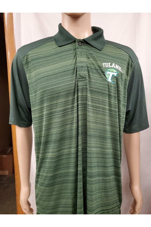 ELITE MEN'S TULANE POLO SHIRT SMALL