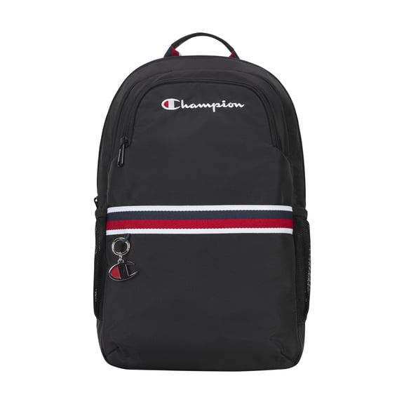 Champion Heritage 18-inch Unisex Backpack with Multiple Compartments, Black