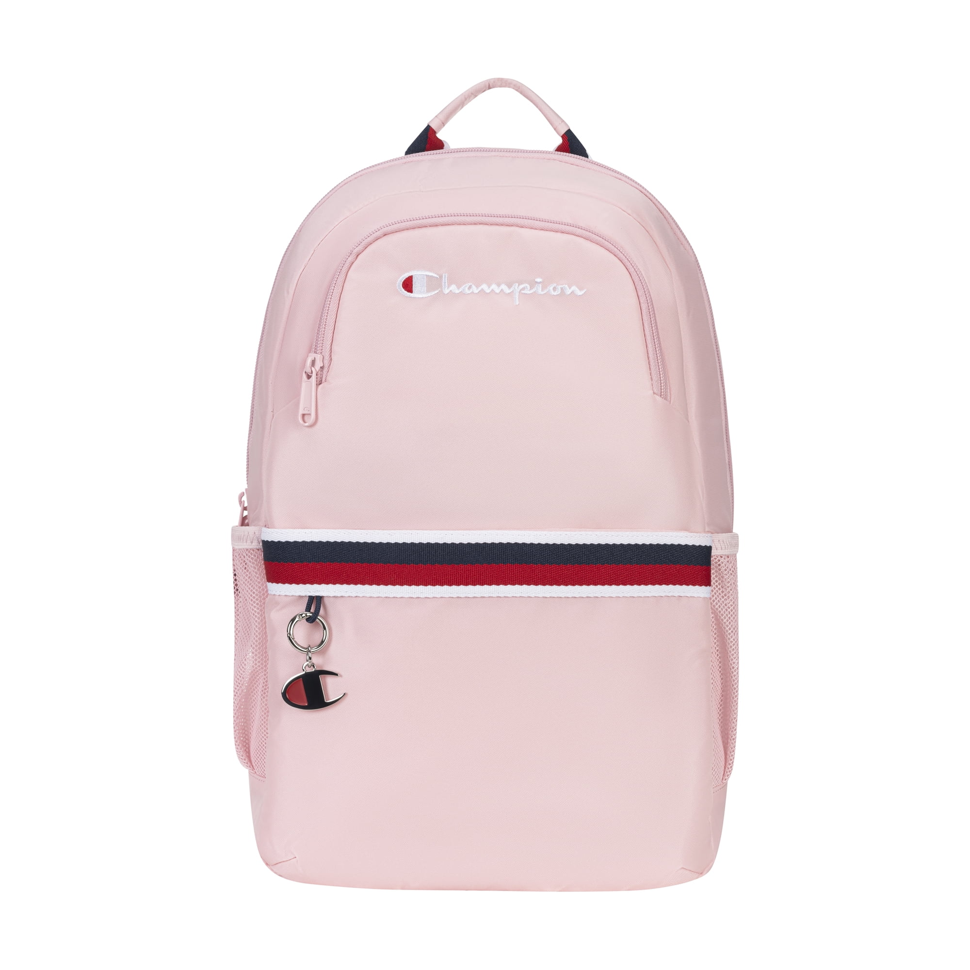 Champion Heritage Backpack, Unisex 18" Light Pink, Padded Laptop Compartment
