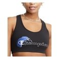 thumbnail image 1 of CHAMPION Intimates Black Racerback Cutout Sports Bra S, 1 of 4