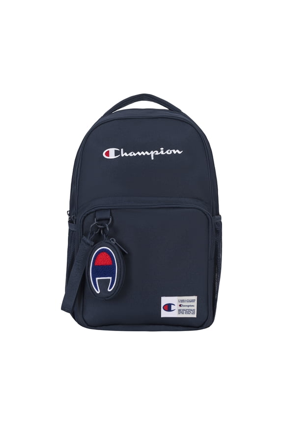 18" Unisex Theory Backpack, Navy, Padded Adjustable Straps, Laptop Sleeve