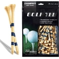 thumbnail image 1 of CHAMPKEY Premium Bamboo Golf Tees Pack of 120 (2-3/4" & 3-1/4" Available) | Friendly Biodegradable Material, More Durable and Stable, 1 of 6