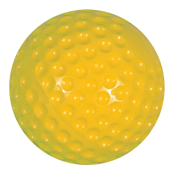 CHAMPRO 12" Dimpled Softballs, Yellow, 12 Pack