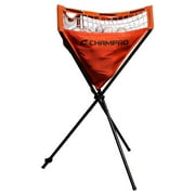 CHAMPRO 3' x 2' Portable Ball Caddy Carry Bag with Stand for Baseball, Softball, and More