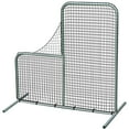 thumbnail image 1 of CHAMPRO Baseball/Softball Pitcher's Safety L-Screen On-Field Practice Net, 7'x7', 1 of 2