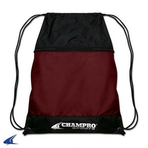 CHAMPRO Basketball Drawstring Sackpack Red