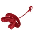 thumbnail image 1 of CHAMPRO Boil-and-Bite Strapped Mouthguard with Lip Protector, Youth, Scarlet, 12 Pack, 1 of 1