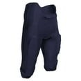 thumbnail image 1 of CHAMPRO Bootleg 2 Integrated Poly/Spandex Football Game Pants, Adult Small, Navy, 1 of 1