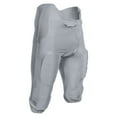thumbnail image 1 of CHAMPRO Bootleg 2 Integrated Poly/Spandex Football Game Pants, Adult Small, Silver, 1 of 1