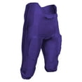 thumbnail image 1 of CHAMPRO Bootleg 2 Integrated Poly/Spandex Football Game Pants, Youth X-Small, Purple, 1 of 1