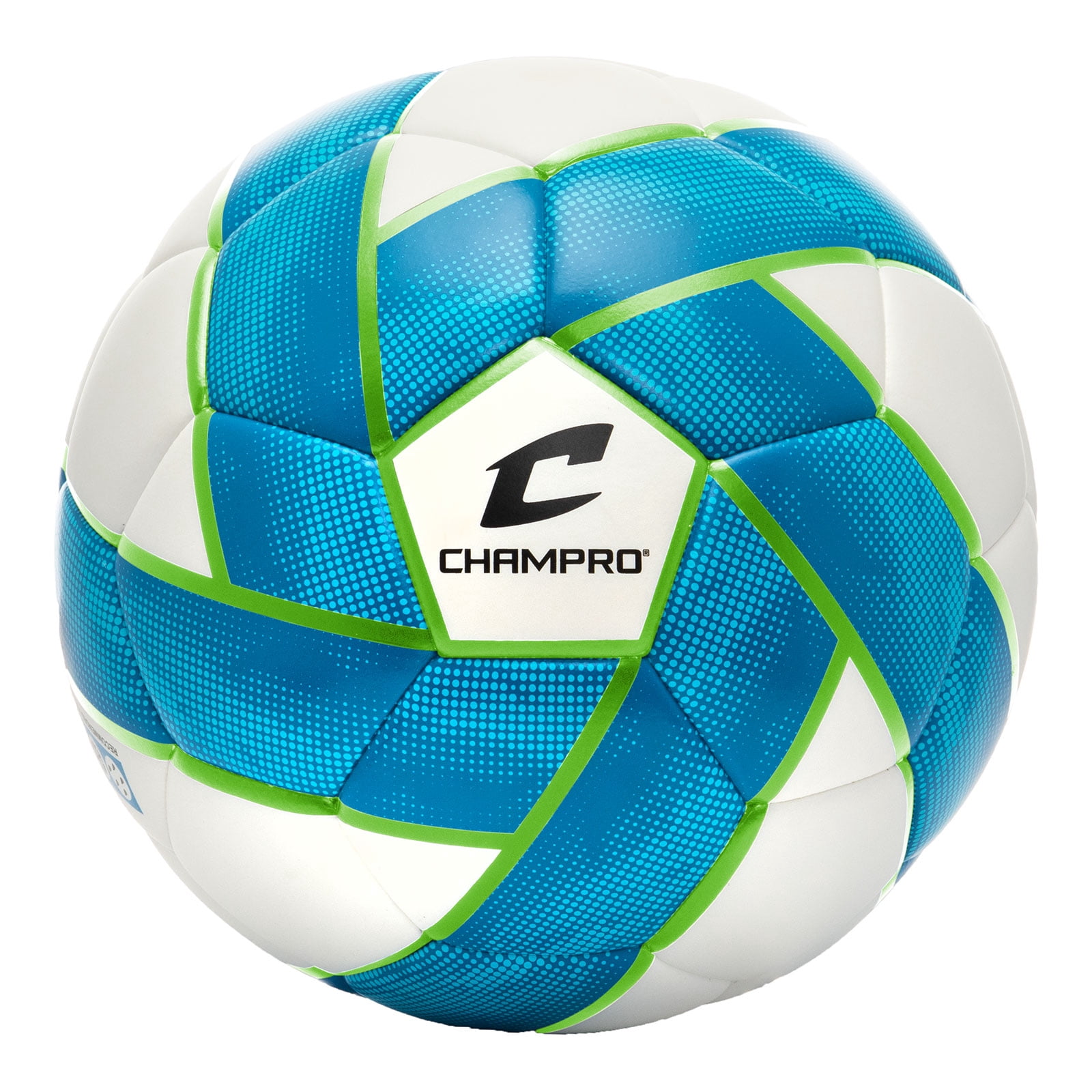 CHAMPRO Catalyst Soccer Ball, Size 4, Optic Blue