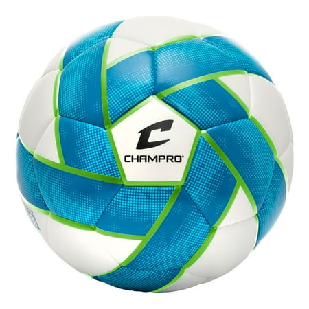 CHAMPRO Catalyst Soccer Ball, Size 5, Optic Blue