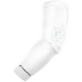 thumbnail image 1 of CHAMPRO Compression Arm Sleeve with Elbow Padding, Large, White, 1 of 1