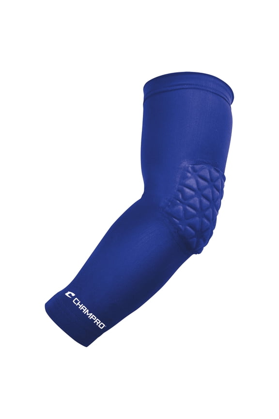 Compression Arm Sleeve with Elbow Padding, Small, Royal