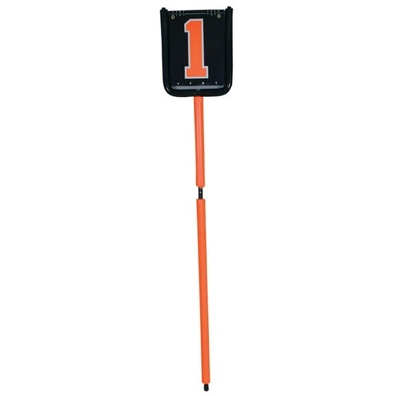 CHAMPRO Deluxe Football Down Marker/Indicator Box, Foam Padded, Orange