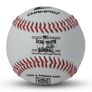 CHAMPRO Dixie League Baseball Category 3, Genuine Leather Cover, 12 Pack