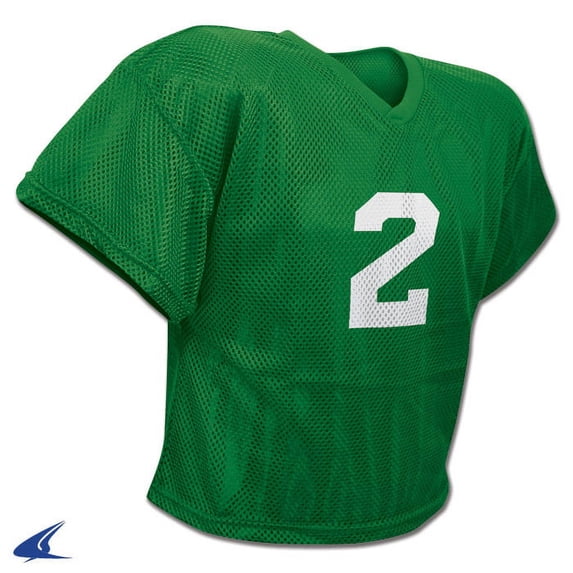 CHAMPRO Gridiron Porthole Mesh Football Practice Jersey, Adult 3X-Large, Kelly Green