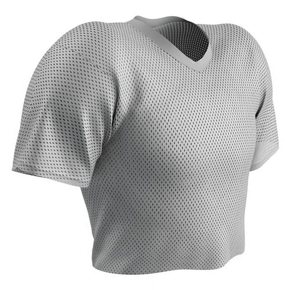 CHAMPRO Gridiron Porthole Mesh Football Practice Jersey, Adult 3X-Large, White