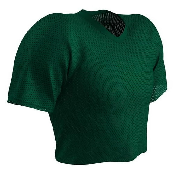 CHAMPRO Gridiron Porthole Mesh Football Practice Jersey, Youth X-Large, Forest Green