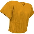thumbnail image 1 of CHAMPRO Gridiron Porthole Mesh Football Practice Jersey, Youth X-Large, Gold, 1 of 6