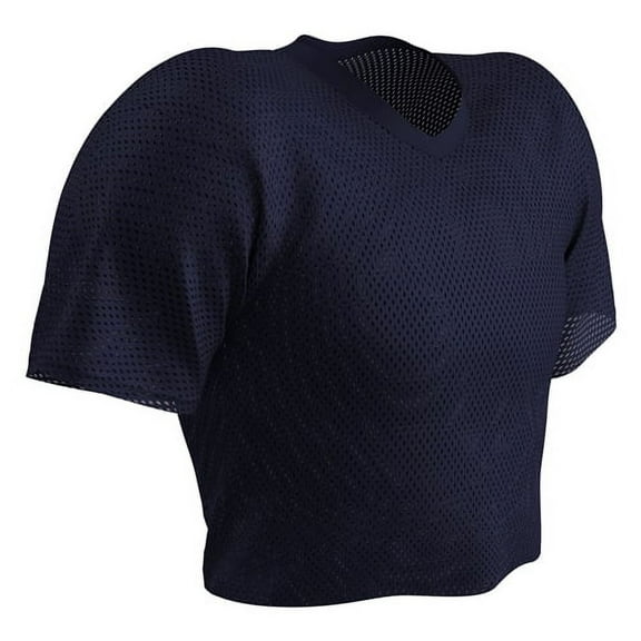 CHAMPRO Gridiron Porthole Mesh Football Practice Jersey, Youth X-Large, Navy