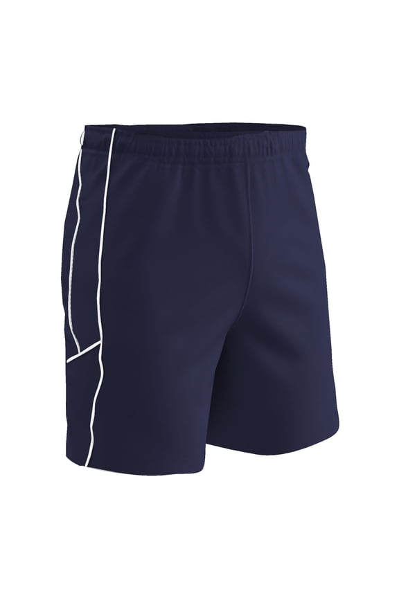 Header Soccer Shorts, Youth X-Large, Navy, White Trim