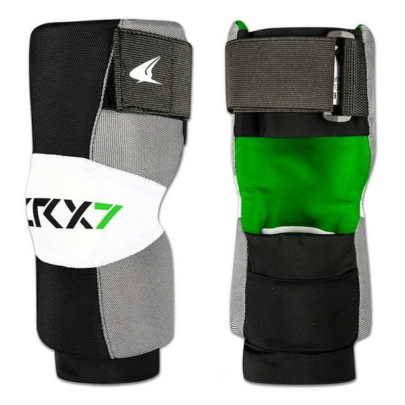 CHAMPRO LRX7 Lacrosse Arm Pads, Large, Grey