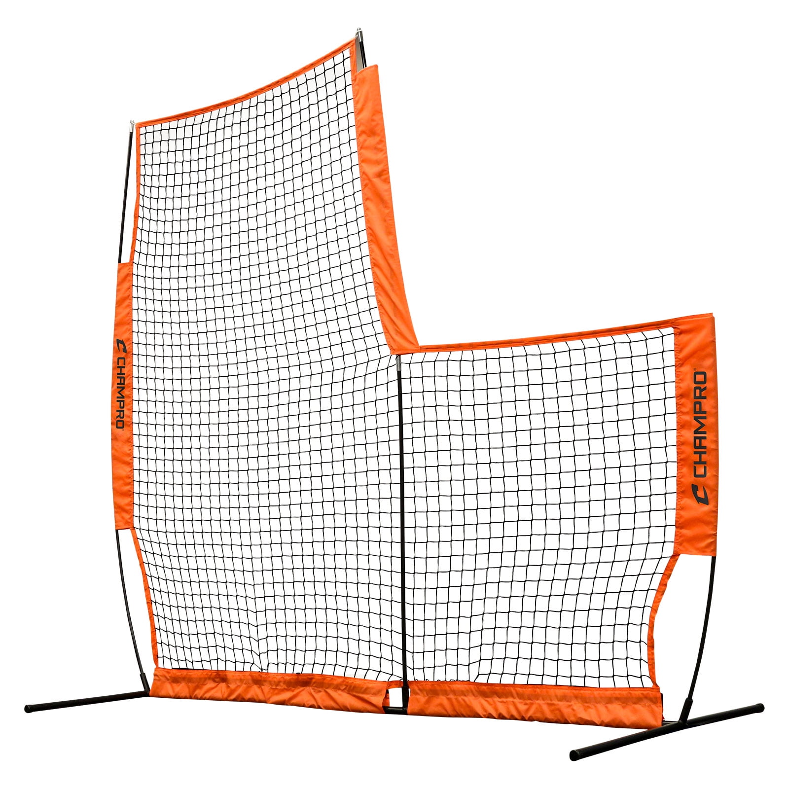 CHAMPRO MVP Baseball Softball L-Screen with Carry Bag