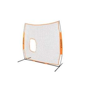 CHAMPRO MVP Fast Pitch Softball Pitcher's Screen, 7' x 7', Portable Net with Case