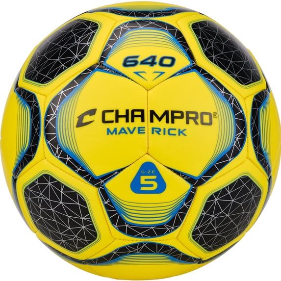 Champro Maverick Soccerball, Optic Yellow, Size 5