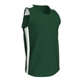 thumbnail image 1 of CHAMPRO Miler Track Jersey, Men's Small, Forest Green, White Highlights, 1 of 1