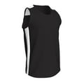 thumbnail image 1 of CHAMPRO Miler Track Jersey, Women's Small, Black, White Highlights, 1 of 1
