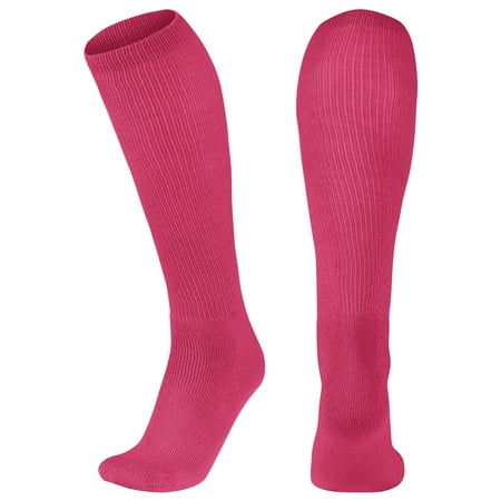CHAMPRO Multi-Sport Athletic Compression Socks, X-Small, Hot Pink