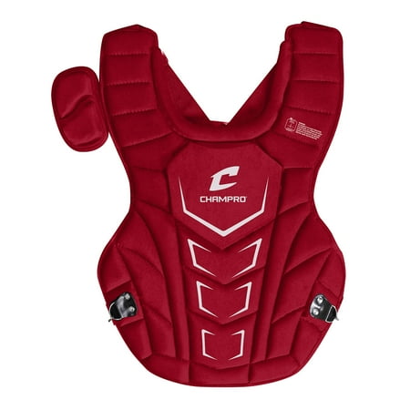 CHAMPRO Optimus MVP Plus Chest Protector, 15", Scarlet