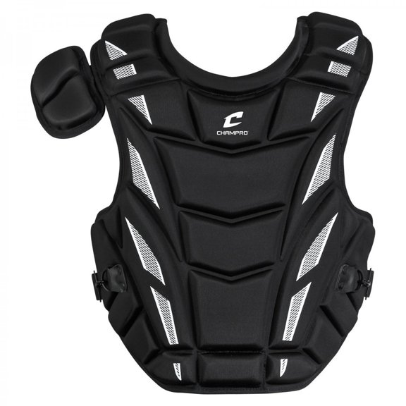 CHAMPRO Optimus MVP Youth 13.5" Catchers Chest Protector (Black)
