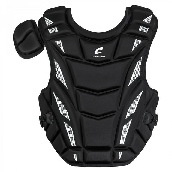 CHAMPRO Optimus MVP Youth 13.5" Catchers Chest Protector (Black)