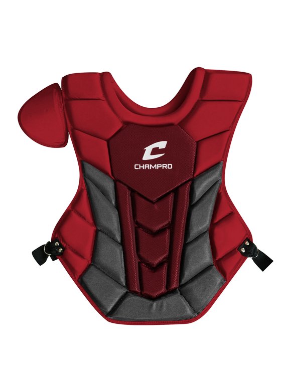 Optimus Pro Plus Chest Protector, 16.5", Scarlet