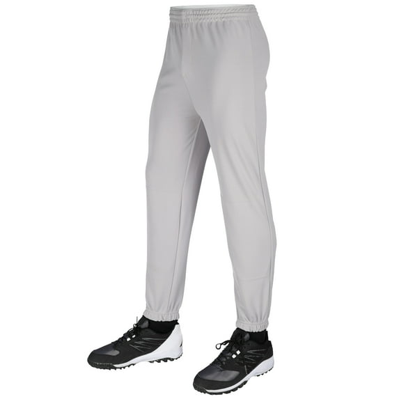 CHAMPRO Performer Pull-Up Baseball Pants, Youth 2X-Small, Grey