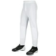 thumbnail image 1 of CHAMPRO Performer Pull-Up Baseball Pants, Youth Small, White, 1 of 4