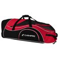 thumbnail image 1 of CHAMPRO Pro-Plus Catcher's Roller Bag with Cleat Pocket and 6 Bat Capacity, Scarlet, 1 of 1