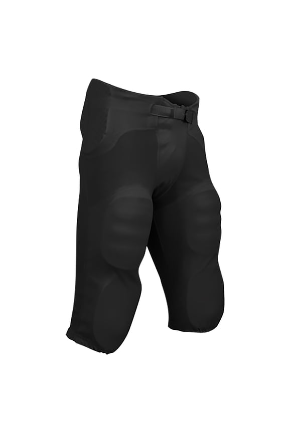 Safety Integrated Football Practice Pants, Youth X-Large, Black