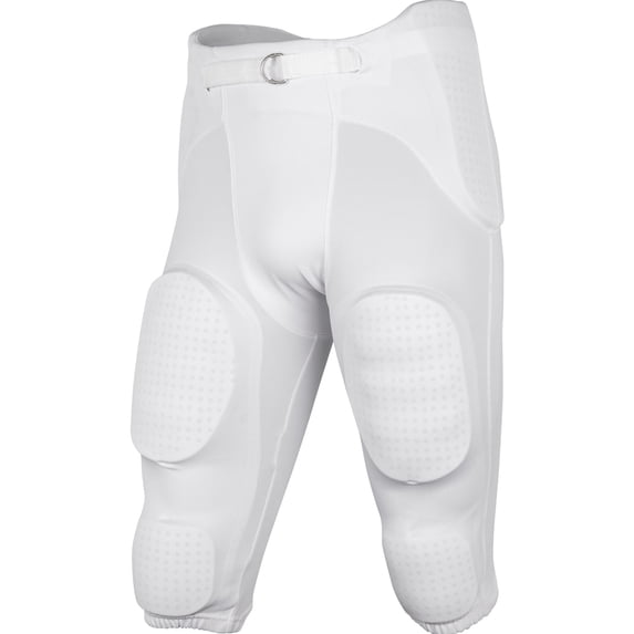CHAMPRO Safety Integrated Football Practice Pants, Youth X-Small, White